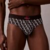 Graphic Monogram Microfiber Stretch Hip Brief Graphic Monogram Microfiber Stretch Hip Brief