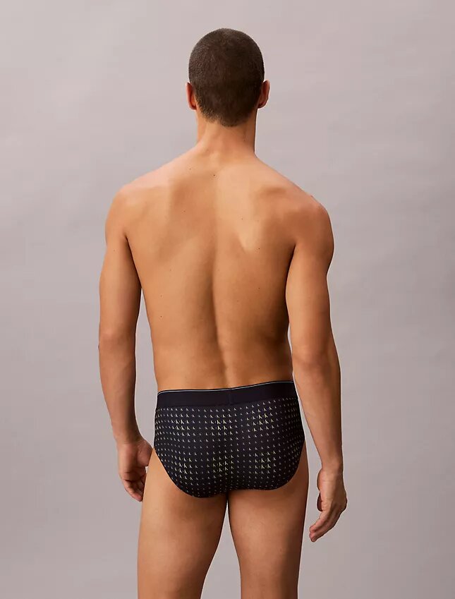 Graphic Monogram Microfiber Stretch Hip Brief Graphic Monogram Microfiber Stretch Hip Brief