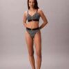 Graphic Monogram Microfiber Stretch Lightly Lined Bralette Graphic Monogram Microfiber Stretch Lightly Lined Bralette