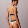 Graphic Monogram Microfiber Stretch Lightly Lined Triangle Bralette Graphic Monogram Microfiber Stretch Lightly Lined Triangle Bralette