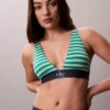 Graphic Monogram Microfiber Stretch Lightly Lined Triangle Bralette Graphic Monogram Microfiber Stretch Lightly Lined Triangle Bralette