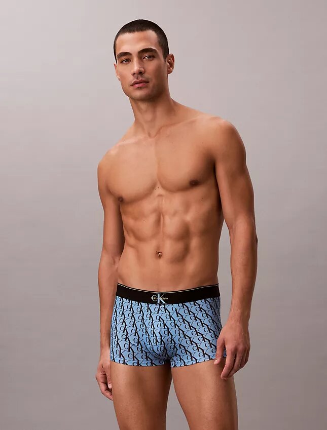 Graphic Monogram Microfiber Stretch Low Rise Trunk Graphic Monogram Microfiber Stretch Low Rise Trunk
