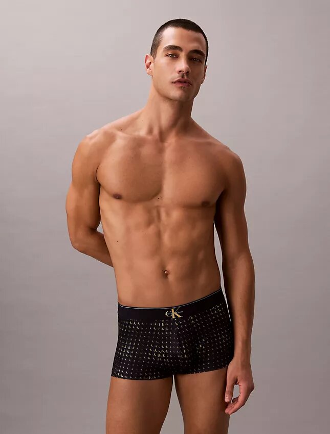 Graphic Monogram Microfiber Stretch Low Rise Trunk Graphic Monogram Microfiber Stretch Low Rise Trunk