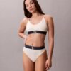 Graphic Monogram Microfiber Stretch Thong