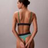 Graphic Monogram Microfiber Stretch Thong