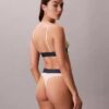 Graphic Monogram Microfiber Stretch Thong