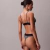Graphic Monogram Microfiber Stretch Thong Graphic Monogram Microfiber Stretch Thong