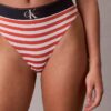 Graphic Monogram Microfiber Stretch Thong