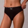 Graphic Monogram Microfiber Stretch Thong