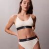 Graphic Monogram Microfiber Stretch Thong