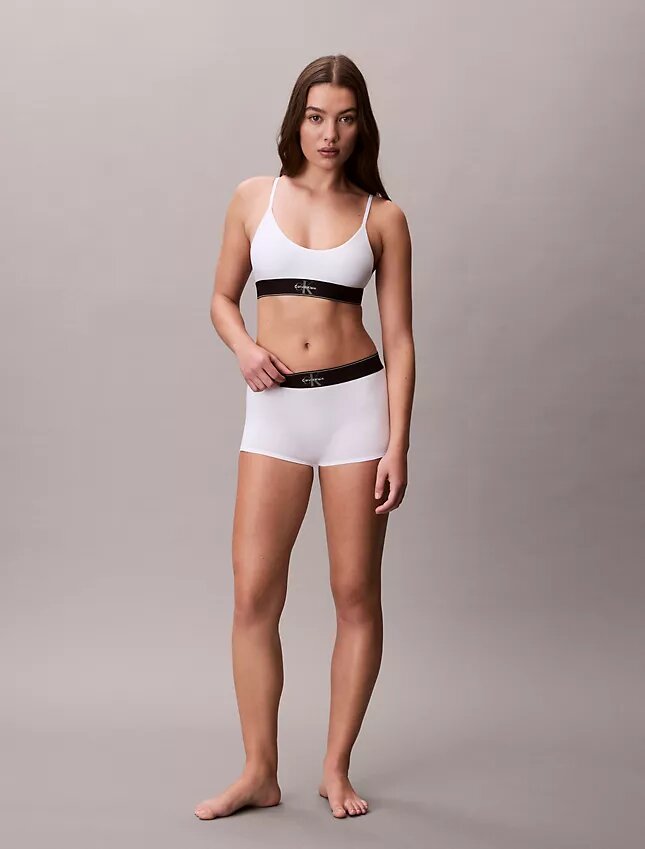 Graphic Monogram Microfiber Stretch Unlined Bralette Graphic Monogram Microfiber Stretch Unlined Bralette