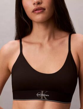 Graphic Monogram Microfiber Stretch Unlined Bralette