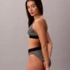 Graphic Monogram Microfiber Stretch Unlined Bralette Graphic Monogram Microfiber Stretch Unlined Bralette