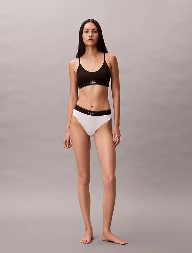 Graphic Monogram Microfiber Stretch Unlined Bralette Graphic Monogram Microfiber Stretch Unlined Bralette