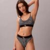 Graphic Monogram Microfiber Stretch Unlined Bralette Graphic Monogram Microfiber Stretch Unlined Bralette