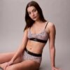 Graphic Monogram Microfiber Stretch Unlined Bralette Graphic Monogram Microfiber Stretch Unlined Bralette