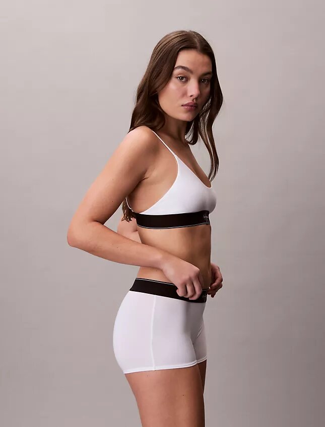 Graphic Monogram Microfiber Stretch Unlined Bralette Graphic Monogram Microfiber Stretch Unlined Bralette