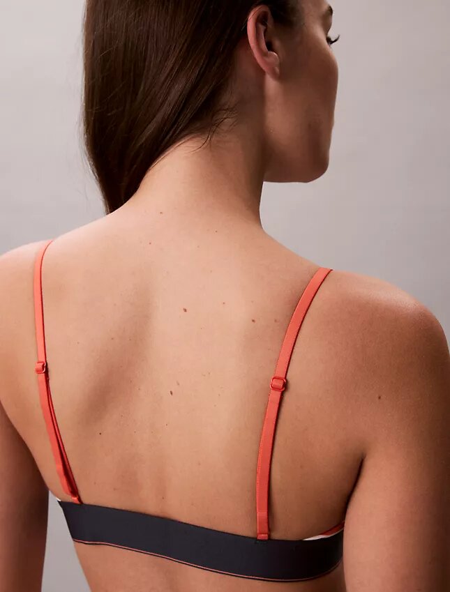 Graphic Monogram Microfiber Stretch Unlined Bralette Graphic Monogram Microfiber Stretch Unlined Bralette
