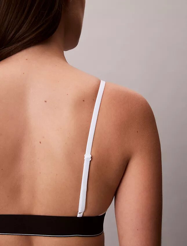 Graphic Monogram Microfiber Stretch Unlined Bralette Graphic Monogram Microfiber Stretch Unlined Bralette