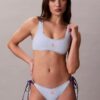 Graphic Monogram Swim Side Tie Bikini Bottom Graphic Monogram Swim Side Tie Bikini Bottom