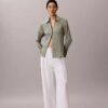 Hammered Satin Fitted Shirt Hammered Satin Fitted Shirt