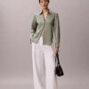 Hammered Satin Fitted Shirt Hammered Satin Fitted Shirt