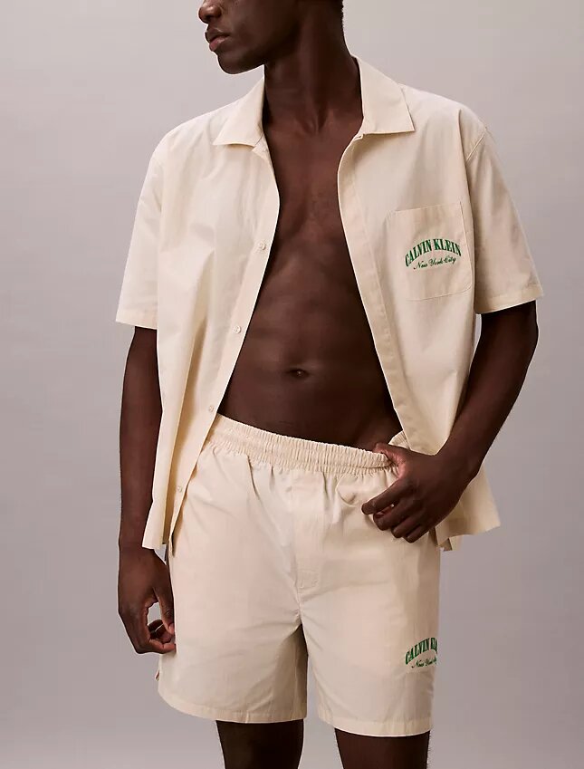 Heritage Classic Cotton Poplin Sleep Shorts Heritage Classic Cotton Poplin Sleep Shorts