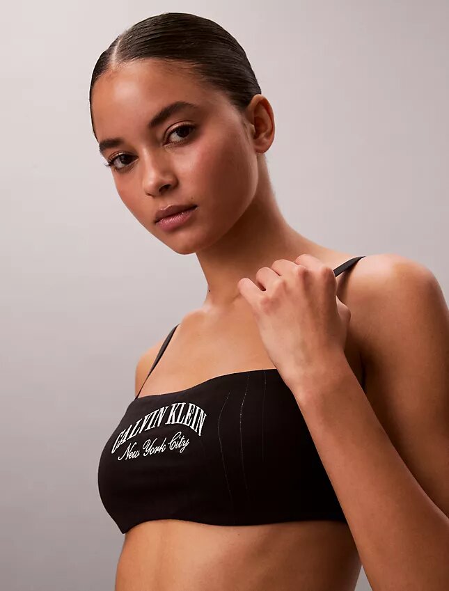 Heritage Classic Cotton Stretch Lightly Lined Bandeau Bralette Heritage Classic Cotton Stretch Lightly Lined Bandeau Bralette