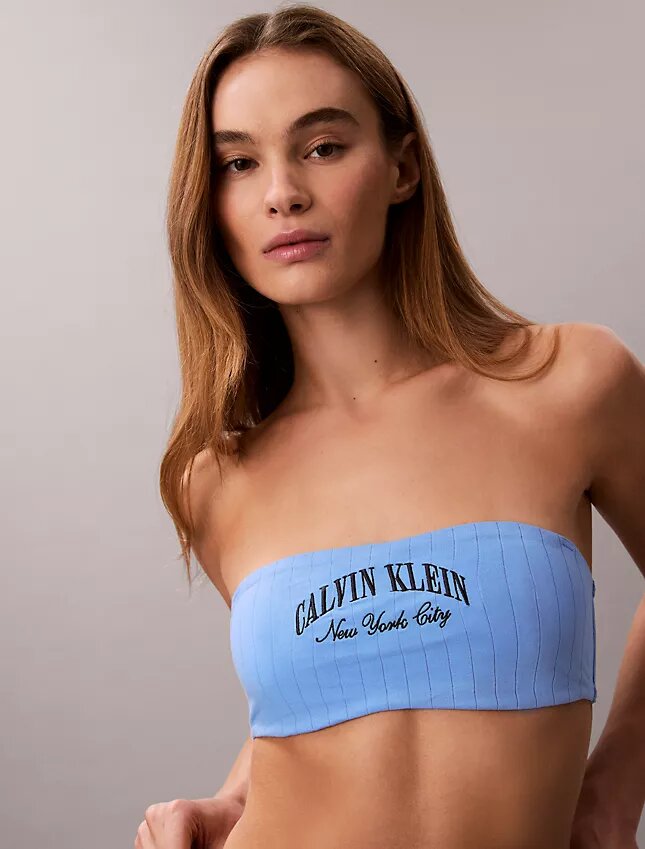 Heritage Classic Cotton Stretch Lightly Lined Bandeau Bralette Heritage Classic Cotton Stretch Lightly Lined Bandeau Bralette