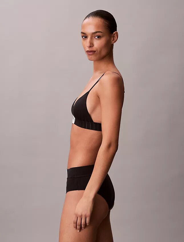Heritage Classic Cotton Stretch Lightly Lined Triangle Bralette Heritage Classic Cotton Stretch Lightly Lined Triangle Bralette