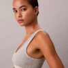 Heritage Cotton Stretch Lightly Lined Triangle Bralette Heritage Cotton Stretch Lightly Lined Triangle Bralette