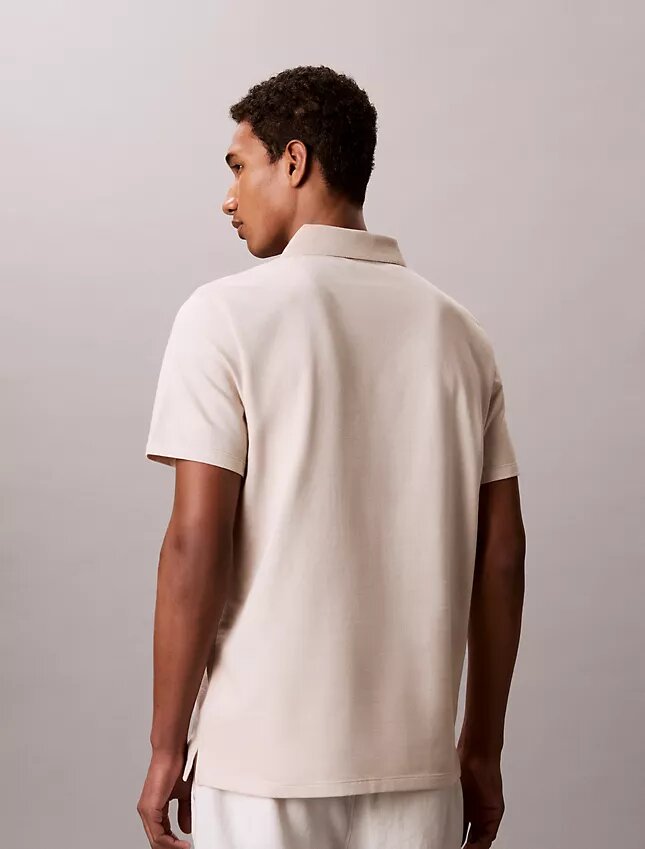 Herringbone Zip Polo Shirt Herringbone Zip Polo Shirt