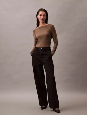 High Rise Barrel Jeans