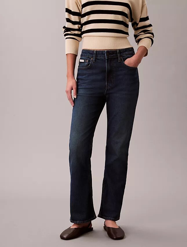 High Rise Cropped Flared Jeans High Rise Cropped Flared Jeans