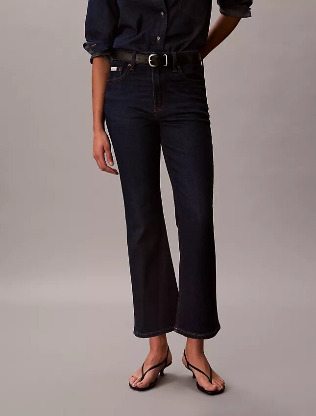 High Rise Cropped Flared Jeans High Rise Cropped Flared Jeans