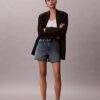 High Rise Midi Denim Shorts High Rise Midi Denim Shorts