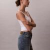 High Rise Midi Denim Shorts High Rise Midi Denim Shorts