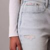 High Rise Midi Denim Shorts High Rise Midi Denim Shorts