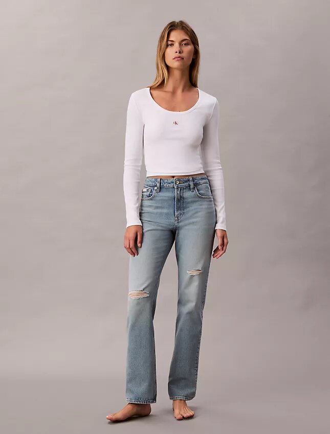 High Rise Straight Jeans High Rise Straight Jeans