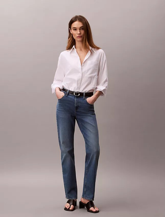 High Rise Straight Jeans High Rise Straight Jeans