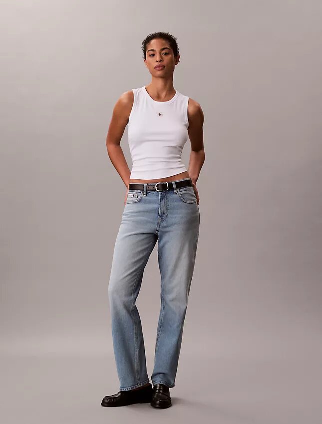 High Rise Straight Jeans High Rise Straight Jeans