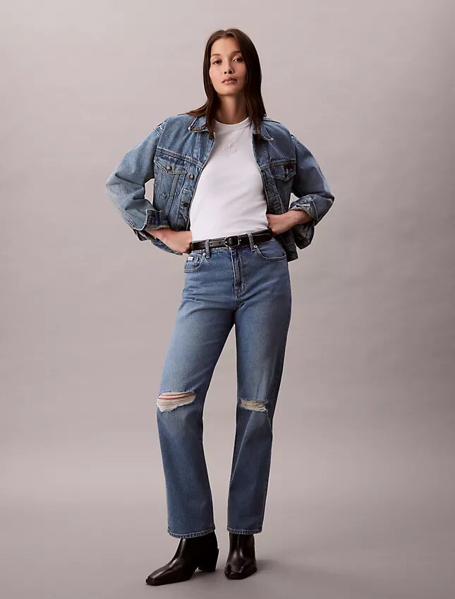 High Rise Straight Jeans High Rise Straight Jeans