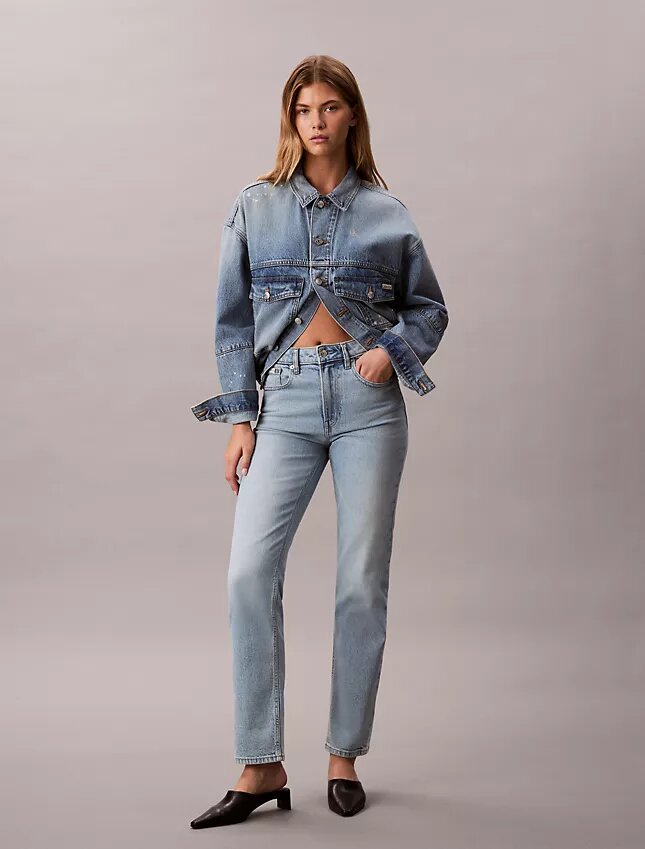 High Rise Straight Jeans High Rise Straight Jeans