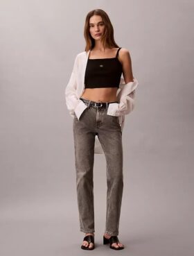 High Rise Straight Jeans High Rise Straight Jeans