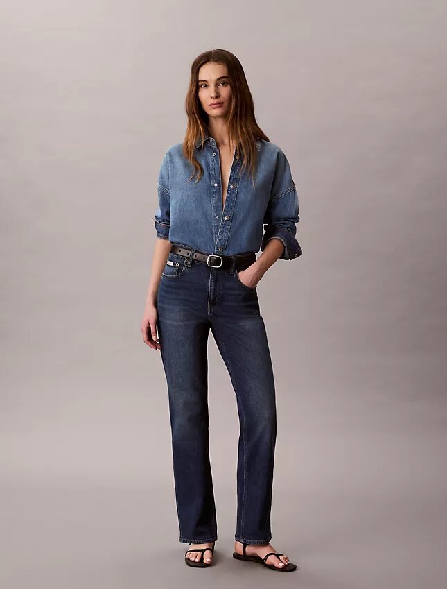 High Rise Straight Jeans High Rise Straight Jeans