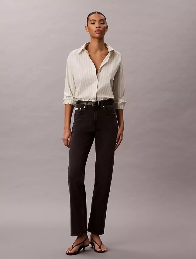 High Rise Straight Jeans High Rise Straight Jeans