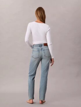 High Rise Straight Jeans High Rise Straight Jeans