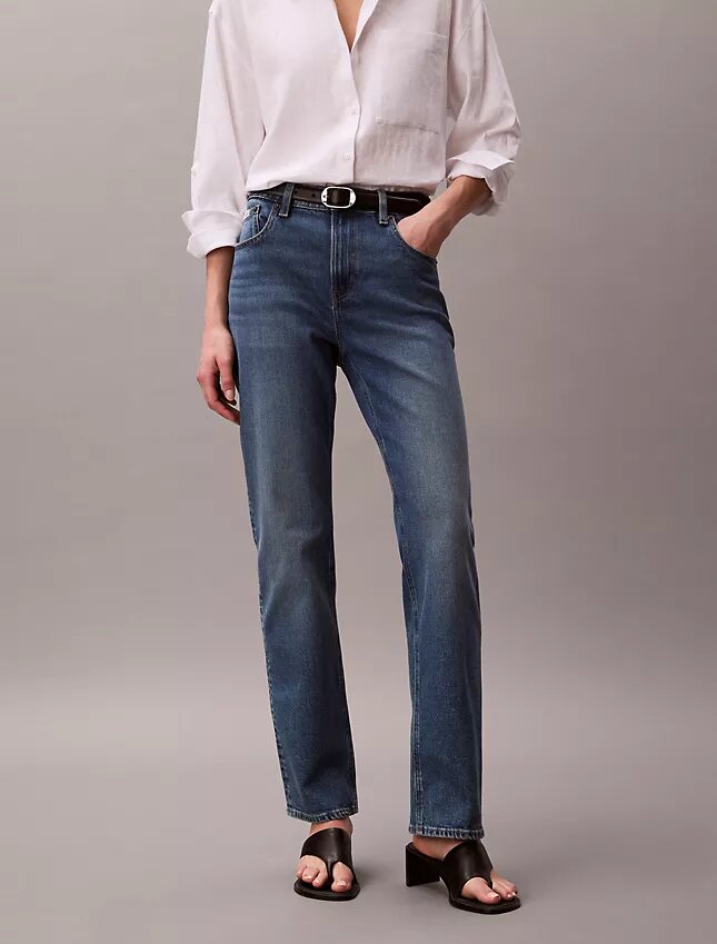 High Rise Straight Jeans High Rise Straight Jeans