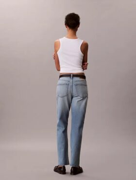 High Rise Straight Jeans