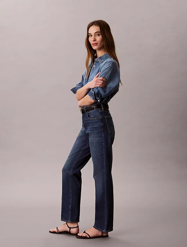 High Rise Straight Jeans High Rise Straight Jeans